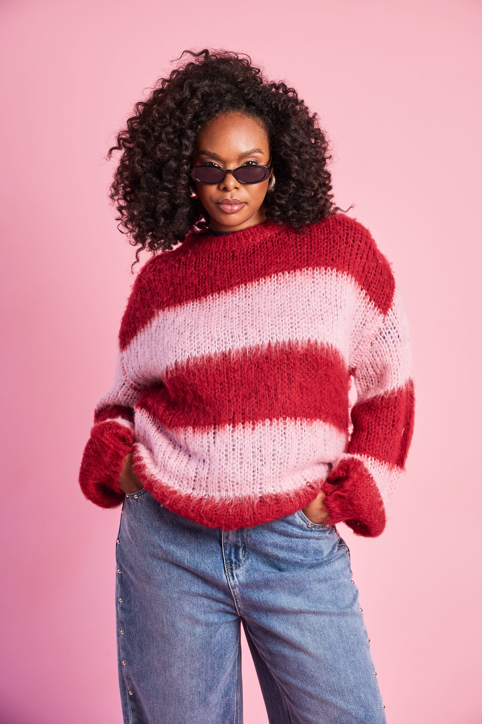 Marshmallow Stripe Hug