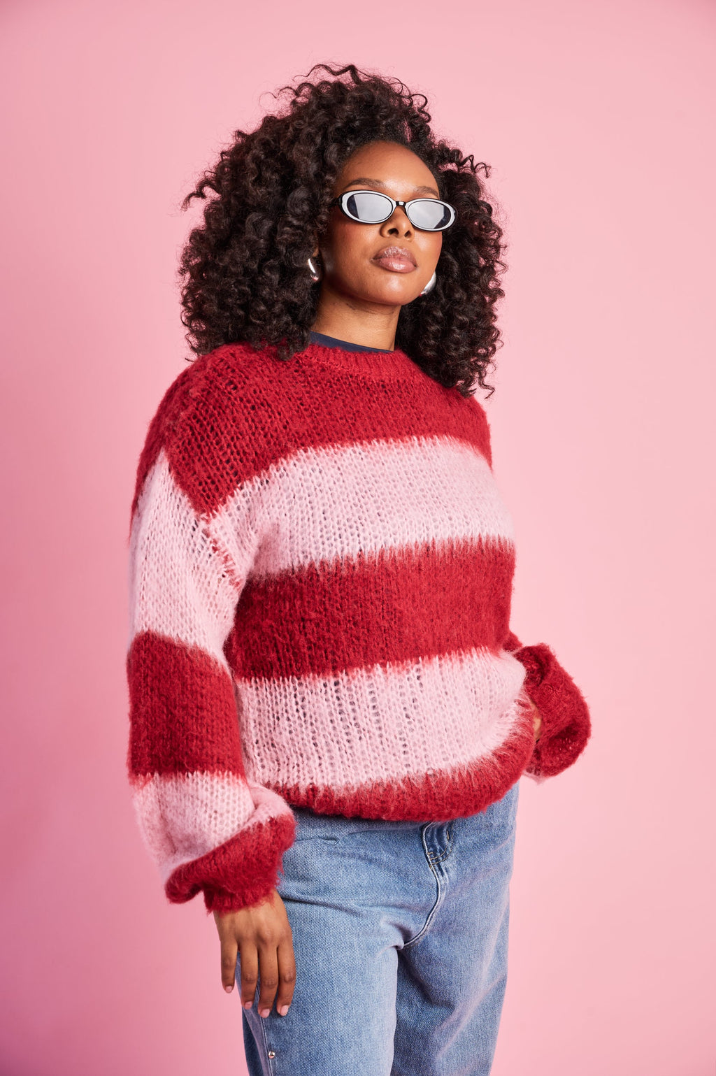 Marshmallow Stripe Hug