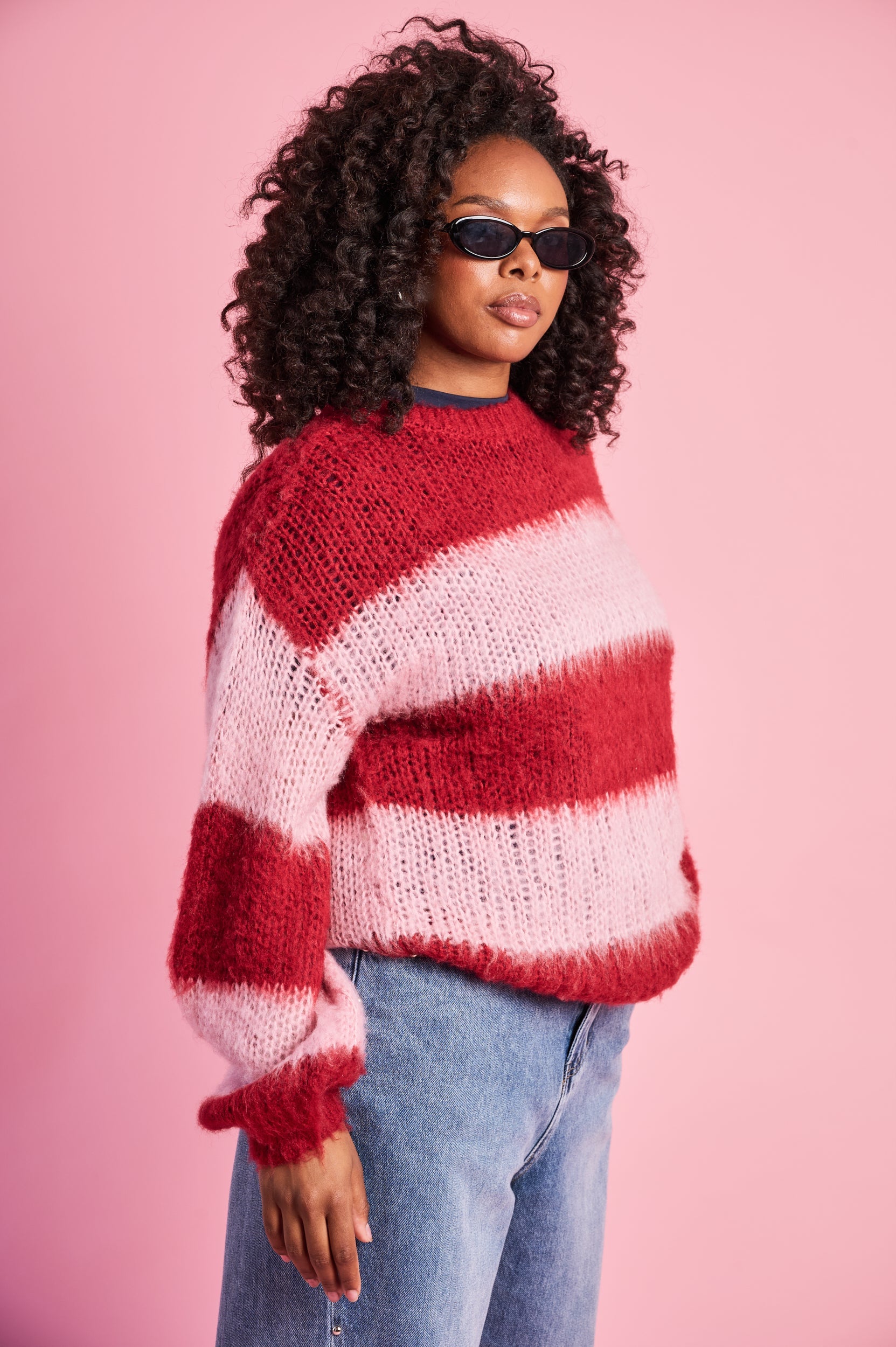 Marshmallow Stripe Hug