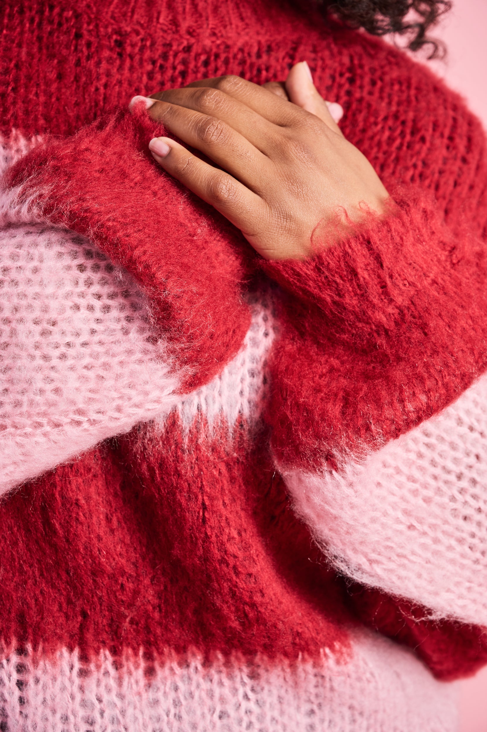 Marshmallow Stripe Hug