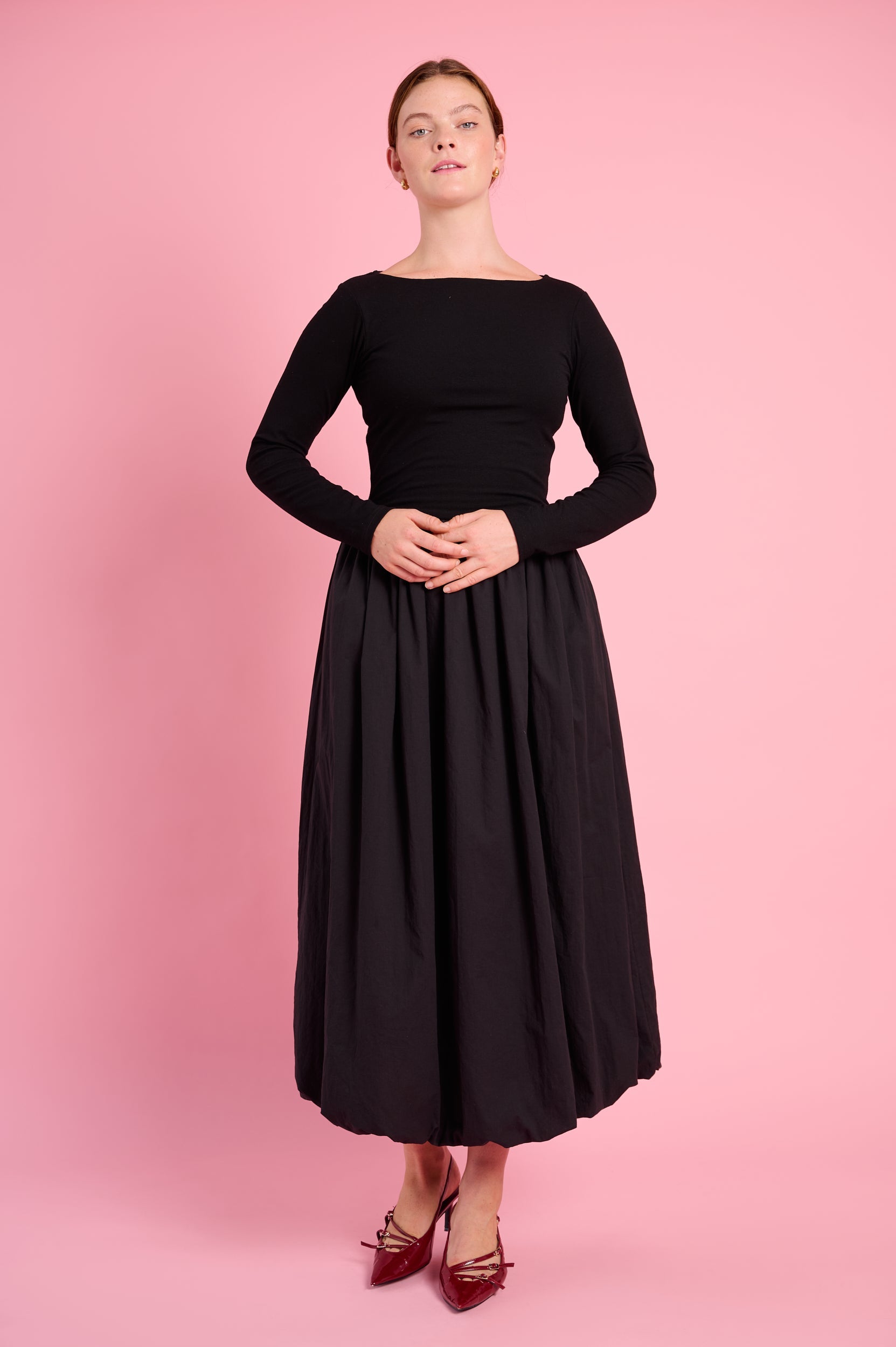 Black Velvet Whimsy Dress