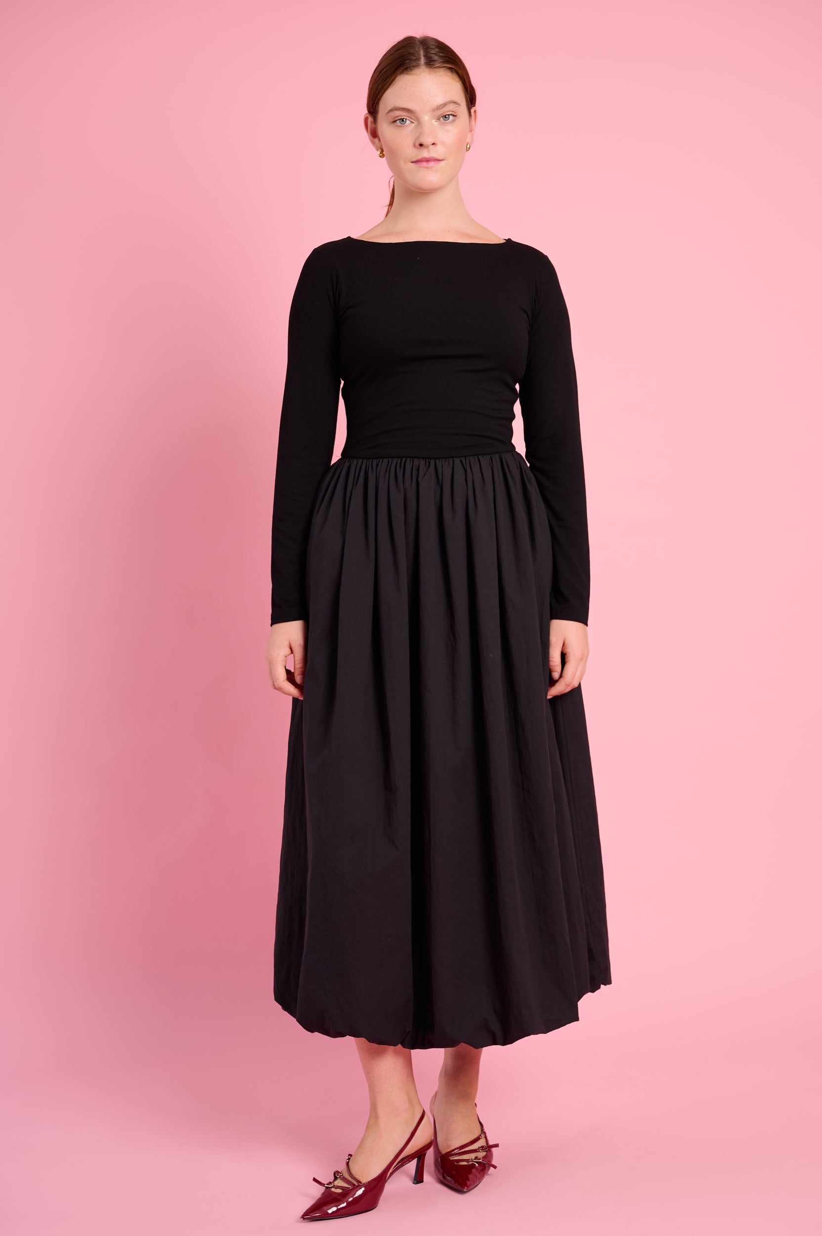 Black Velvet Whimsy Dress