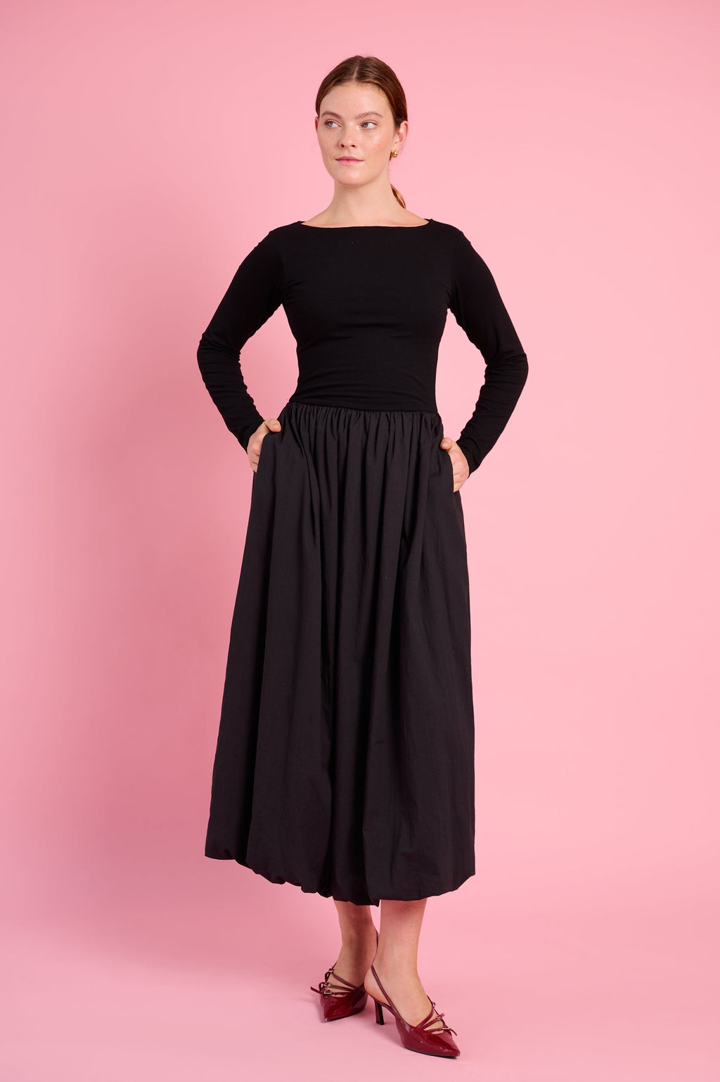 Black Velvet Whimsy Dress