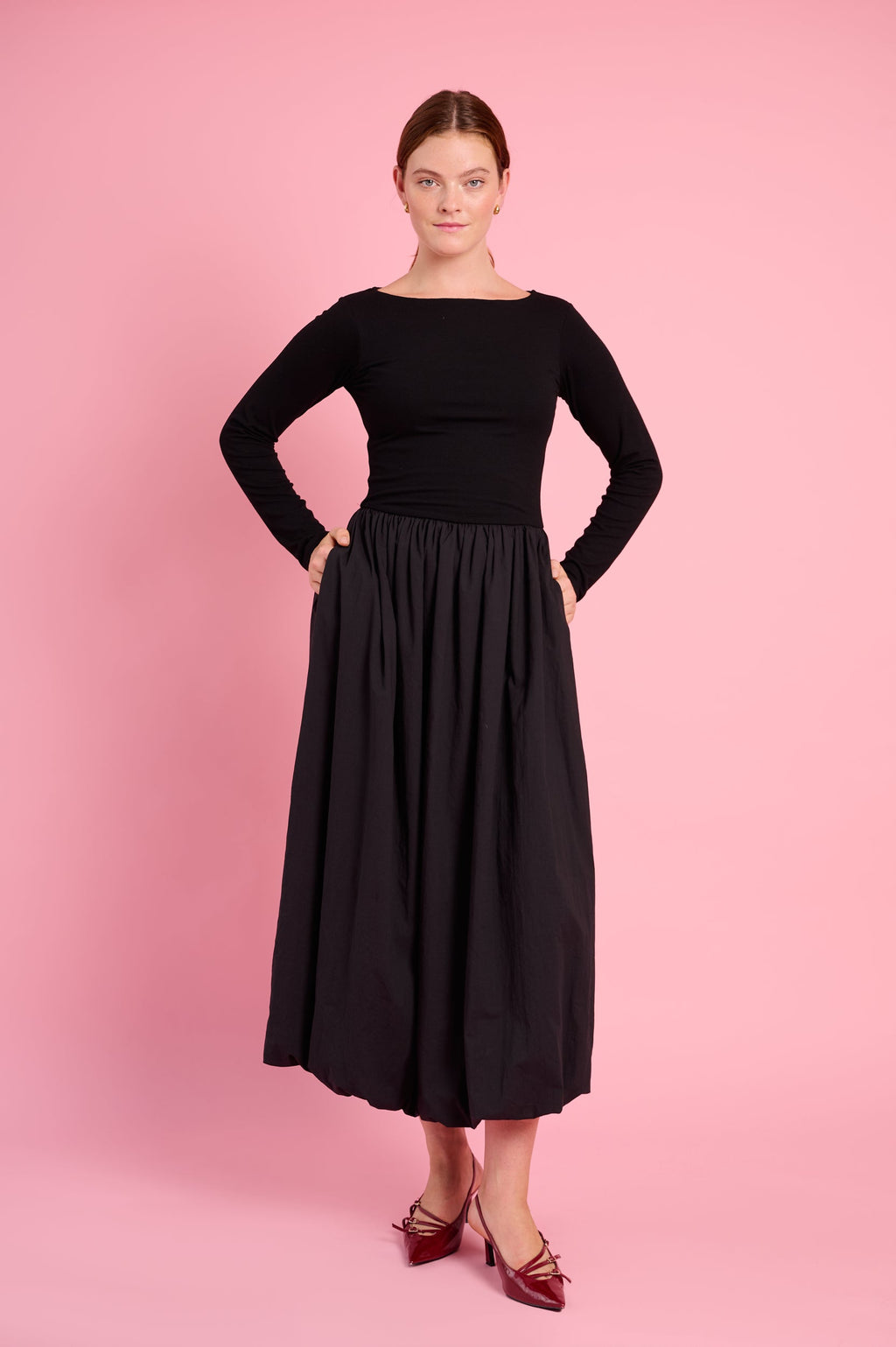 Black Velvet Whimsy Dress