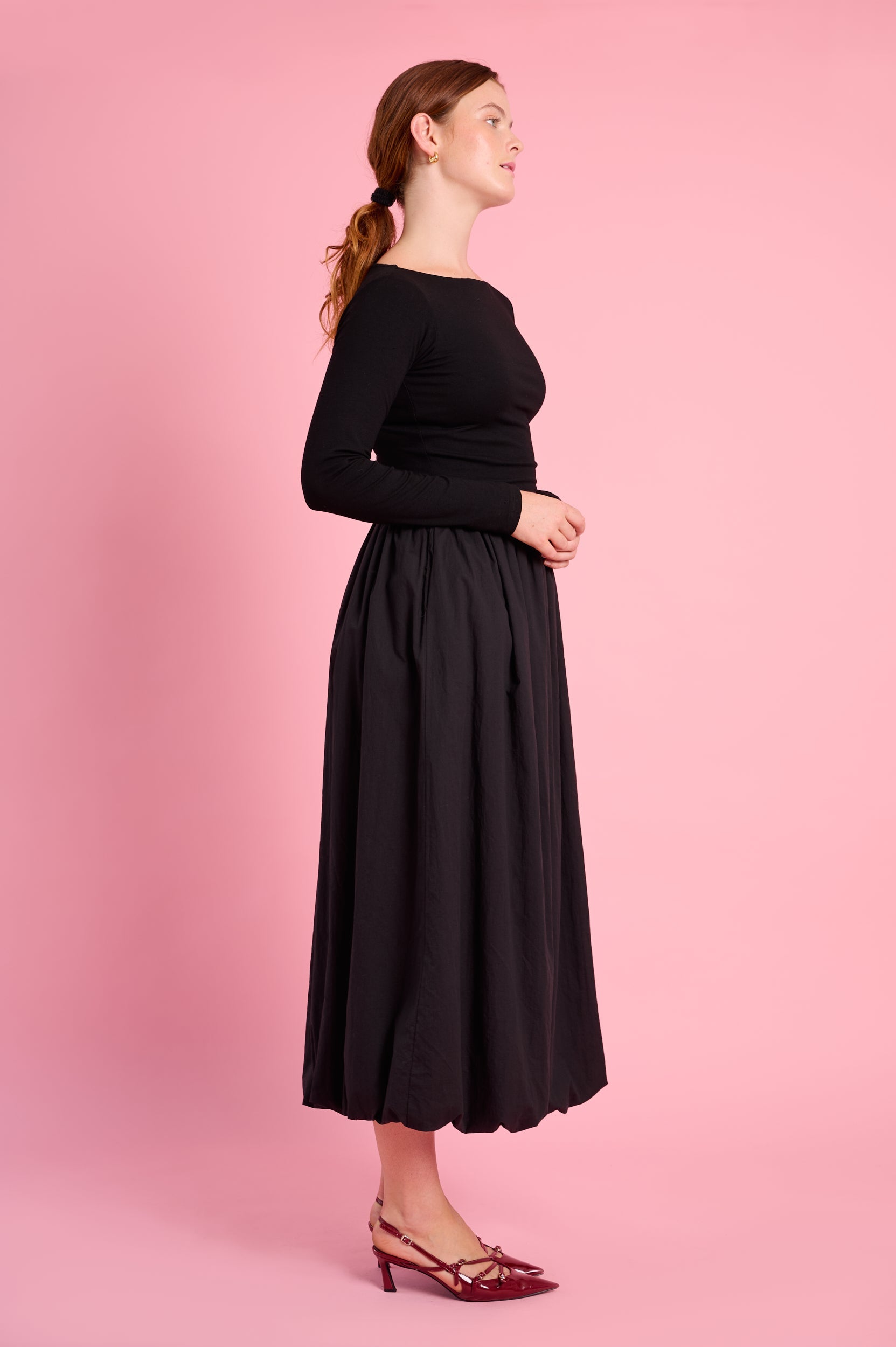 Black Velvet Whimsy Dress
