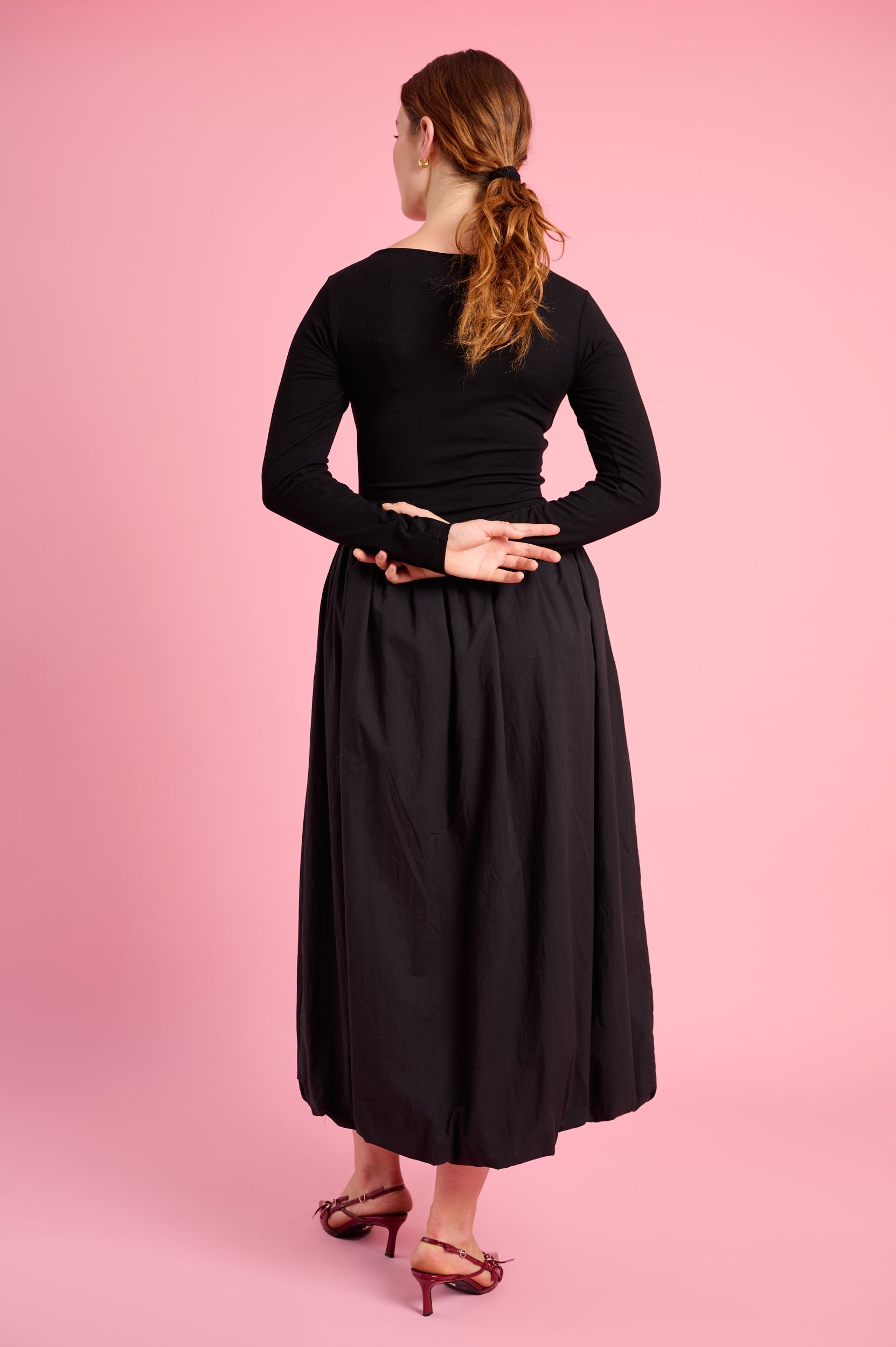 Black Velvet Whimsy Dress