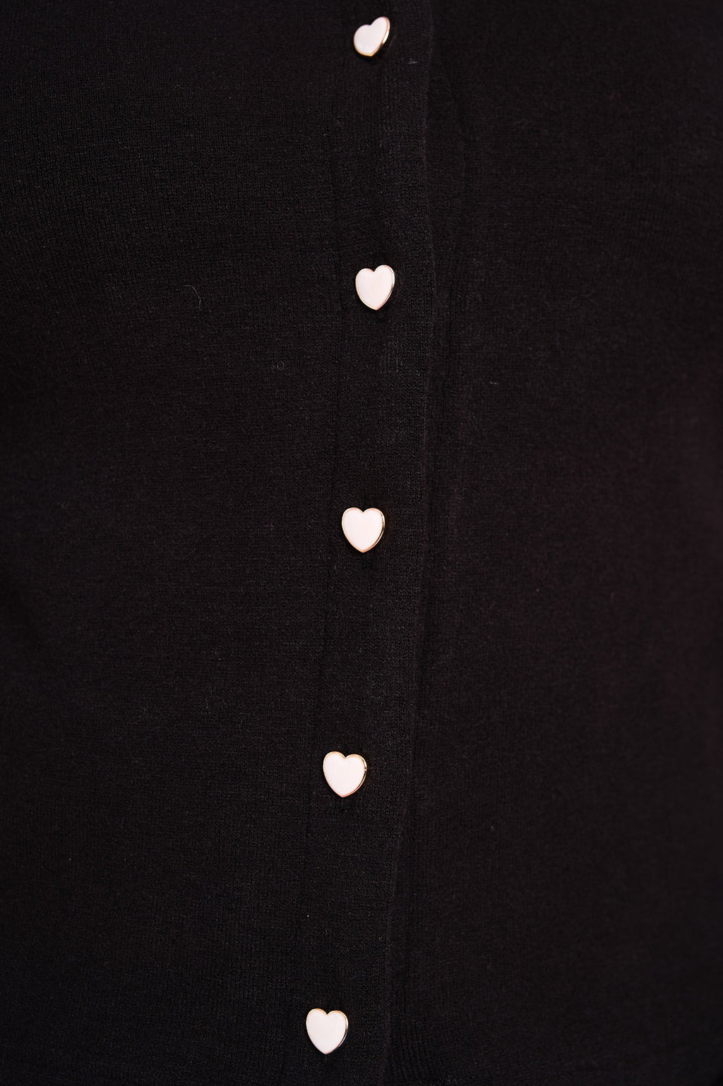 Heart-Button Signature Cardigan