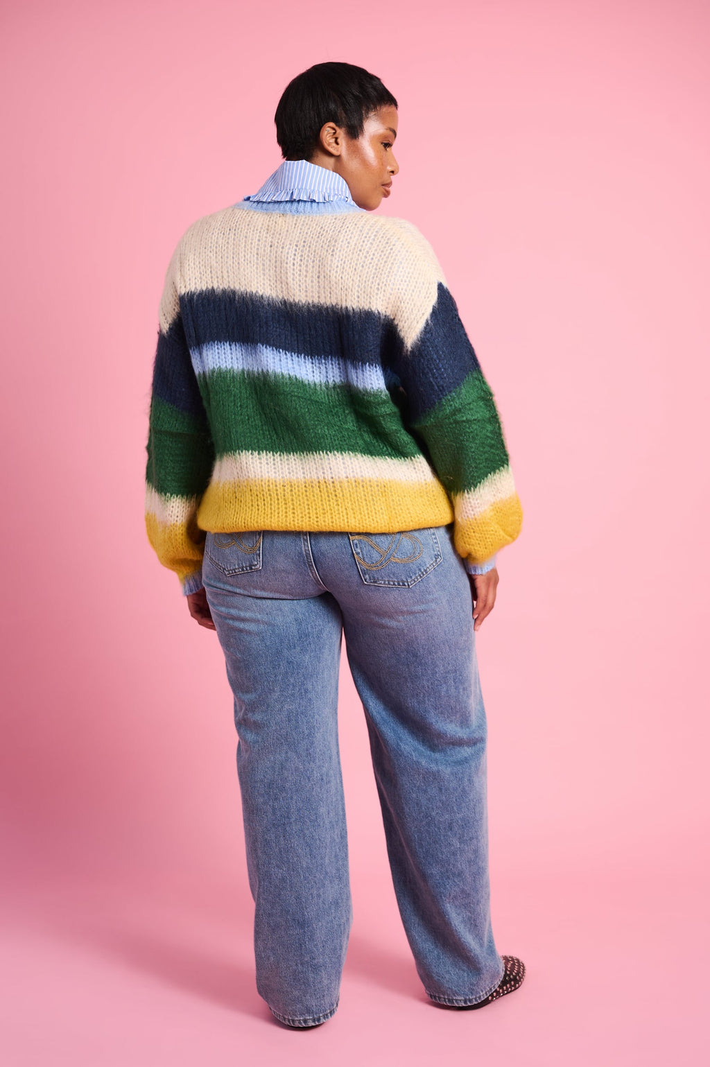 Rainbow Cloud Oversized Knit