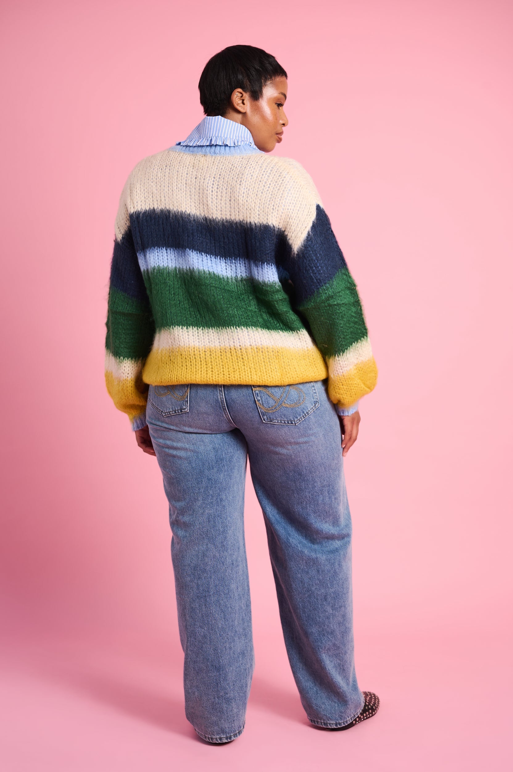 Rainbow Cloud Oversized Knit
