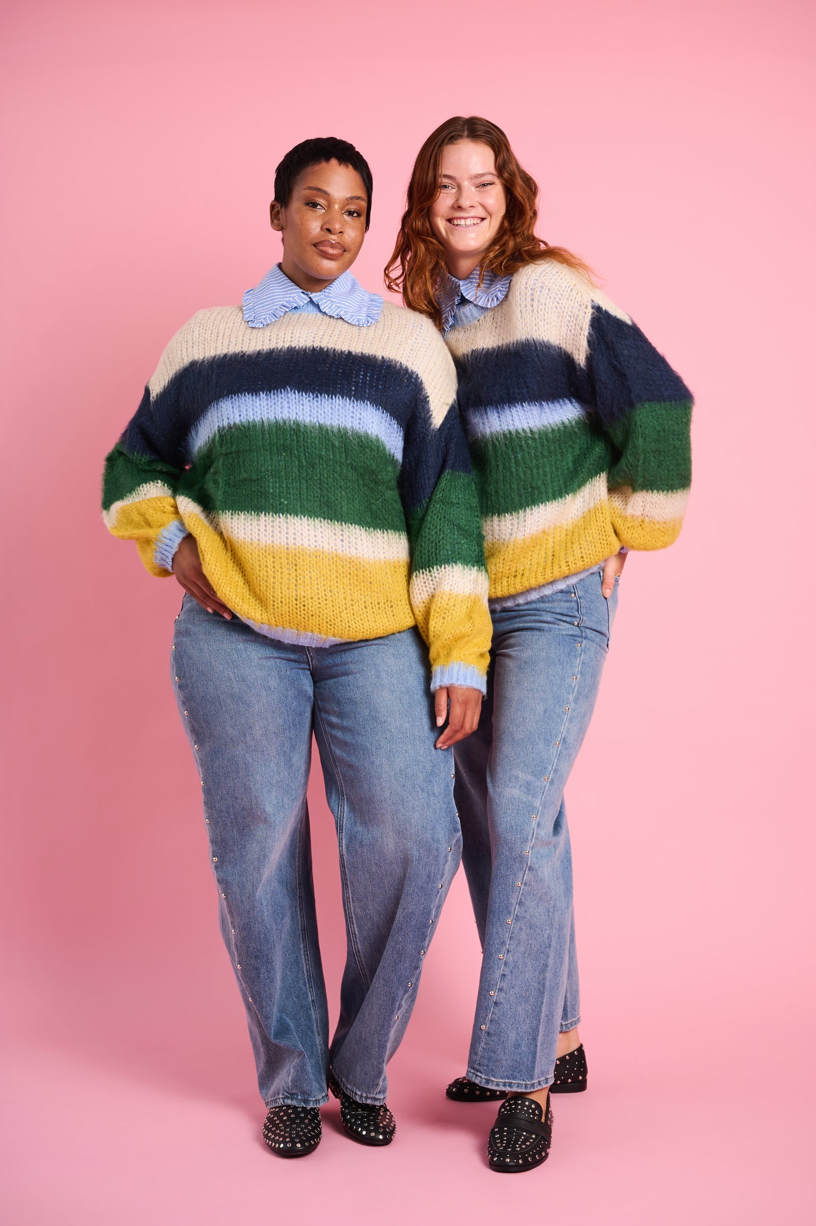 Rainbow Cloud Oversized Knit