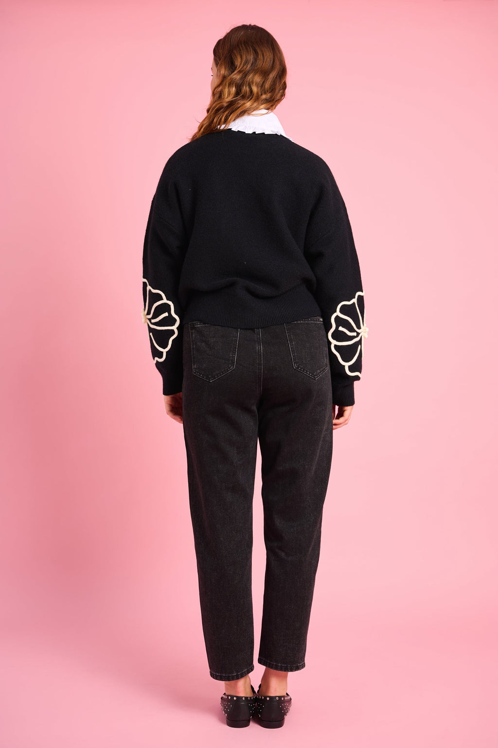 Signature Crewneck Embroidered Sweater