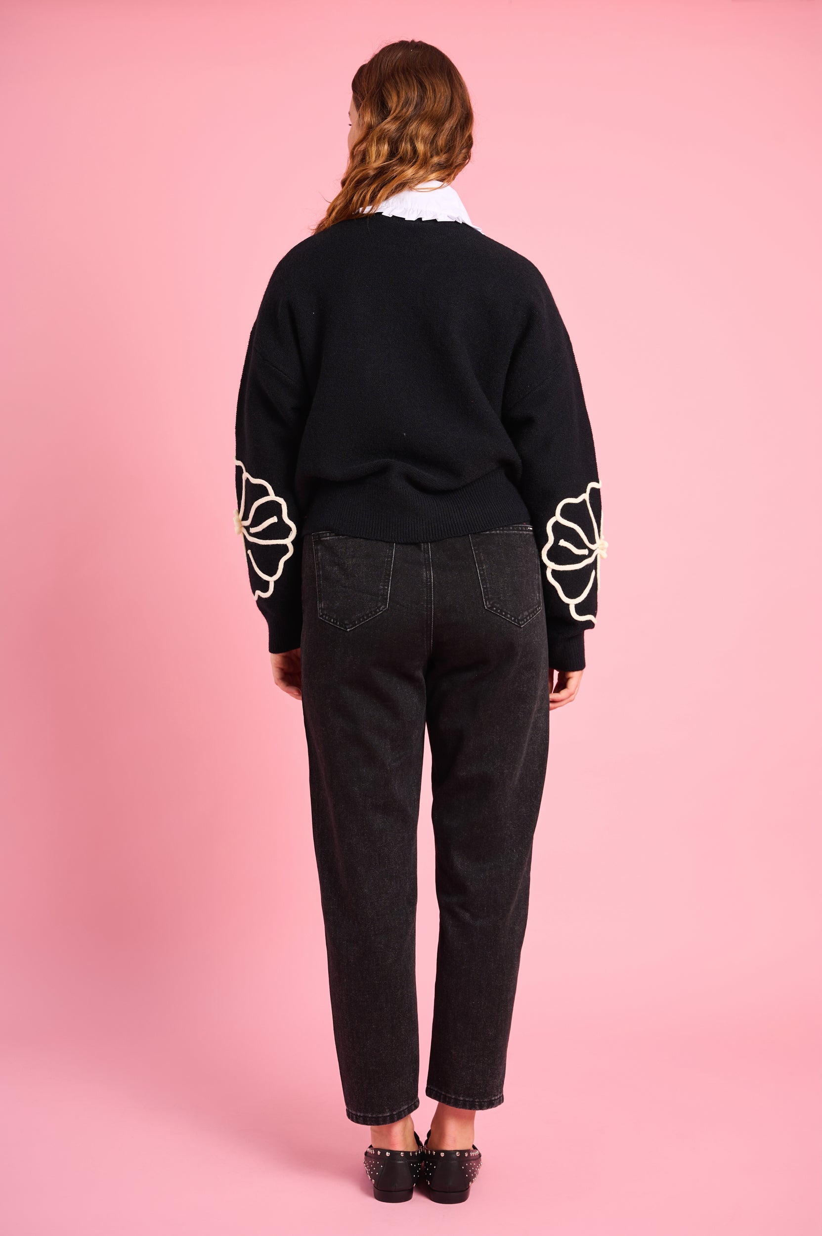 Signature Crewneck Embroidered Sweater