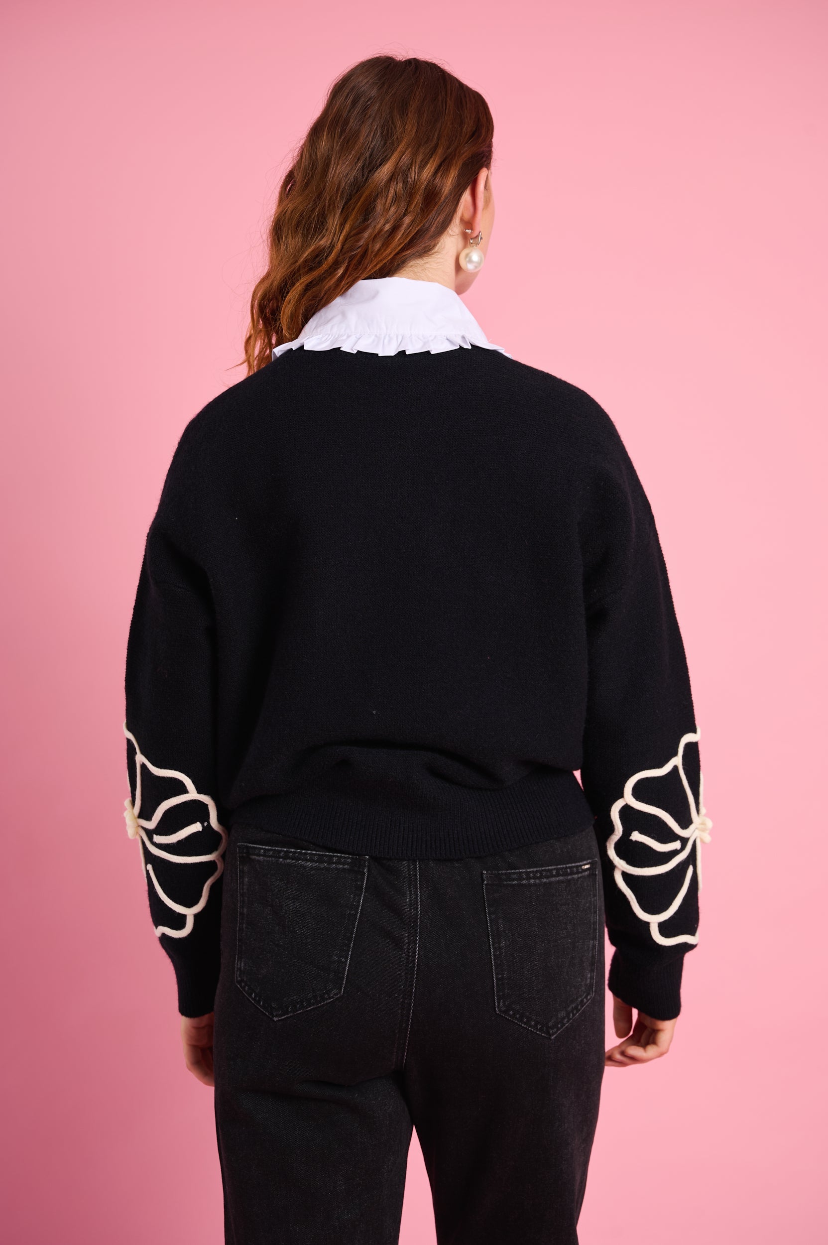 Signature Crewneck Embroidered Sweater