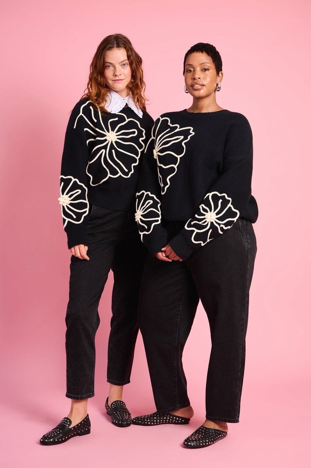 Signature Crewneck Embroidered Sweater