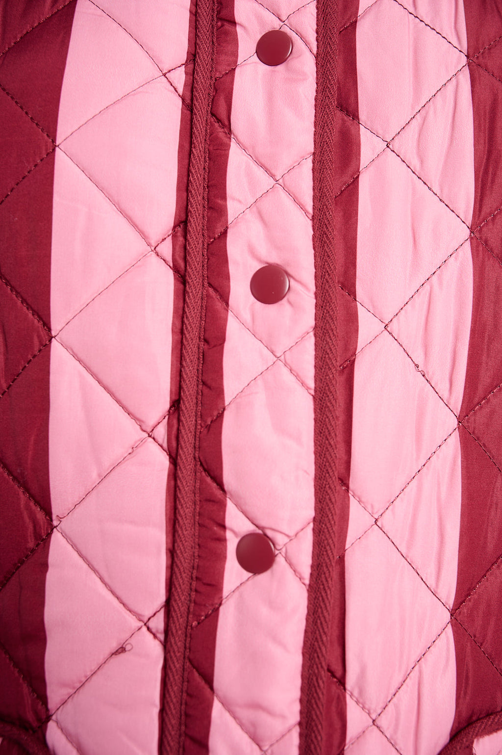 Pink Quilted Rebel Stripe