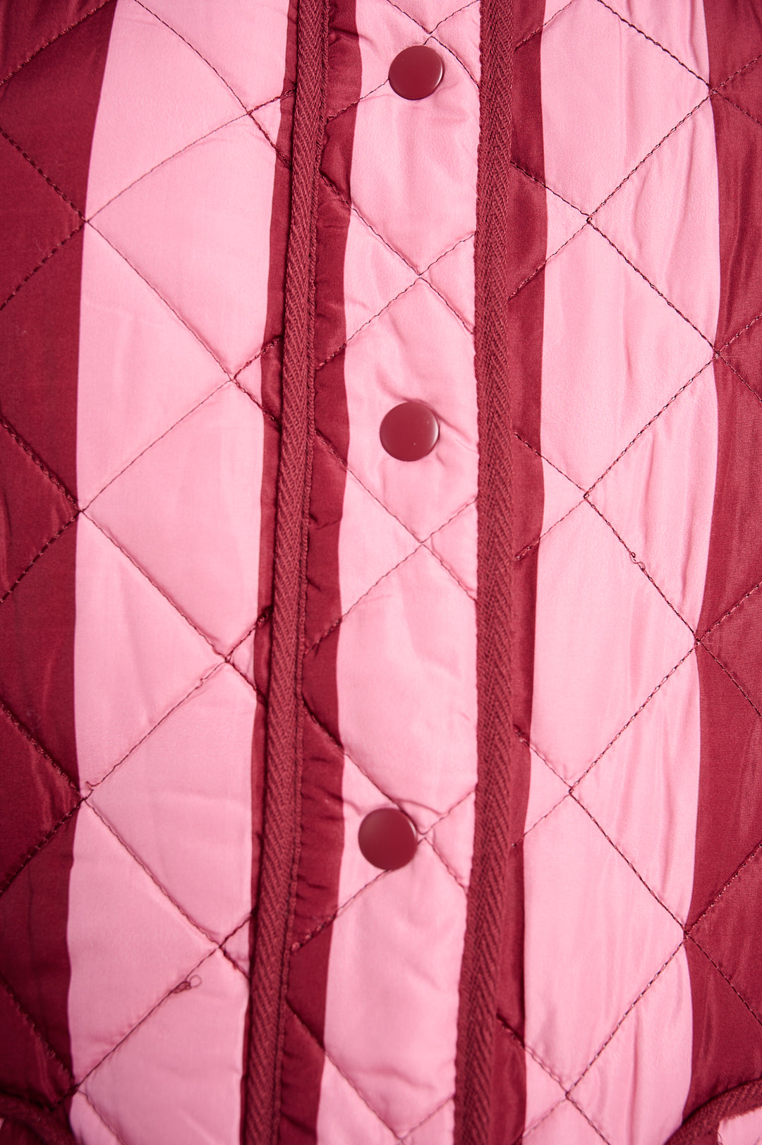 Pink Quilted Rebel Stripe