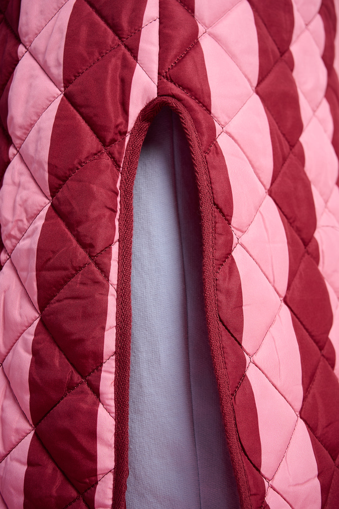 Pink Quilted Rebel Stripe