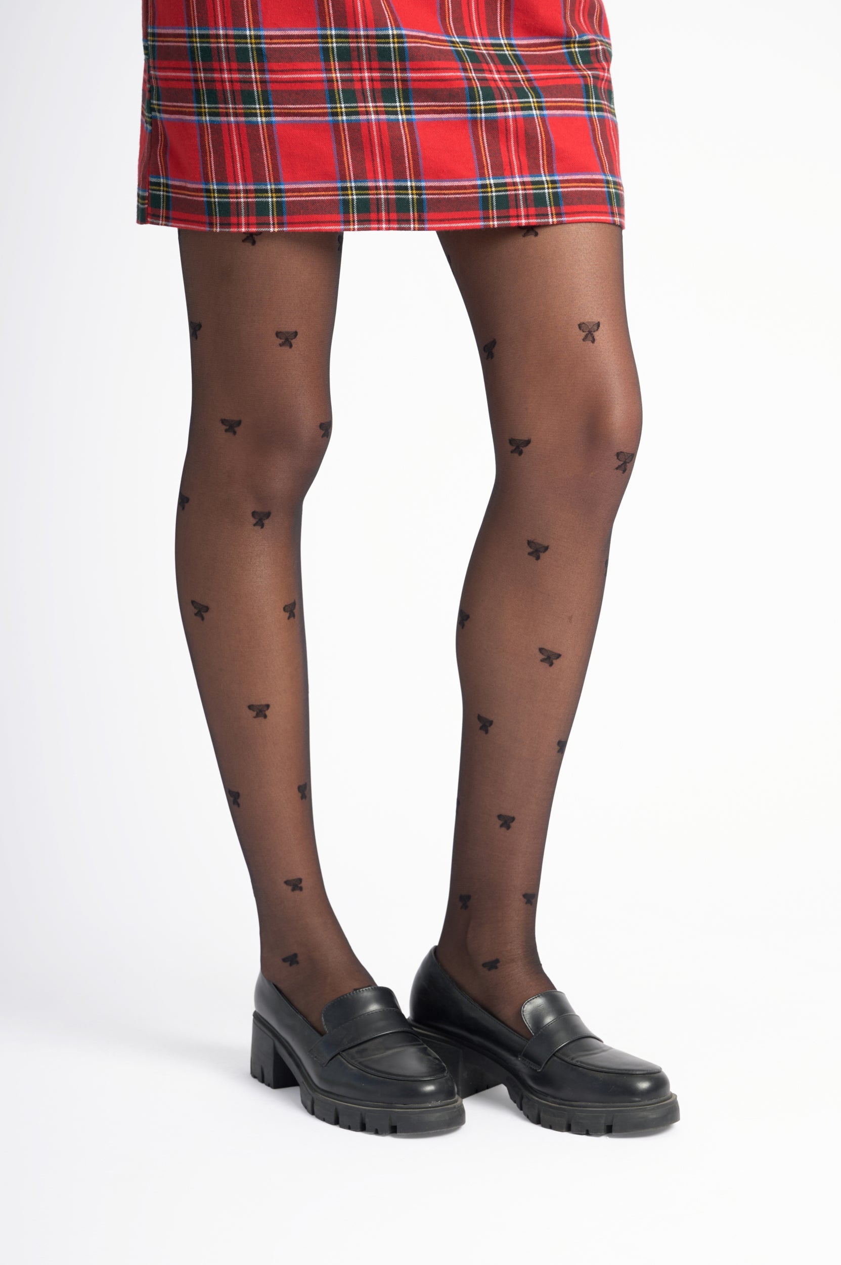 Black Bow Leggings