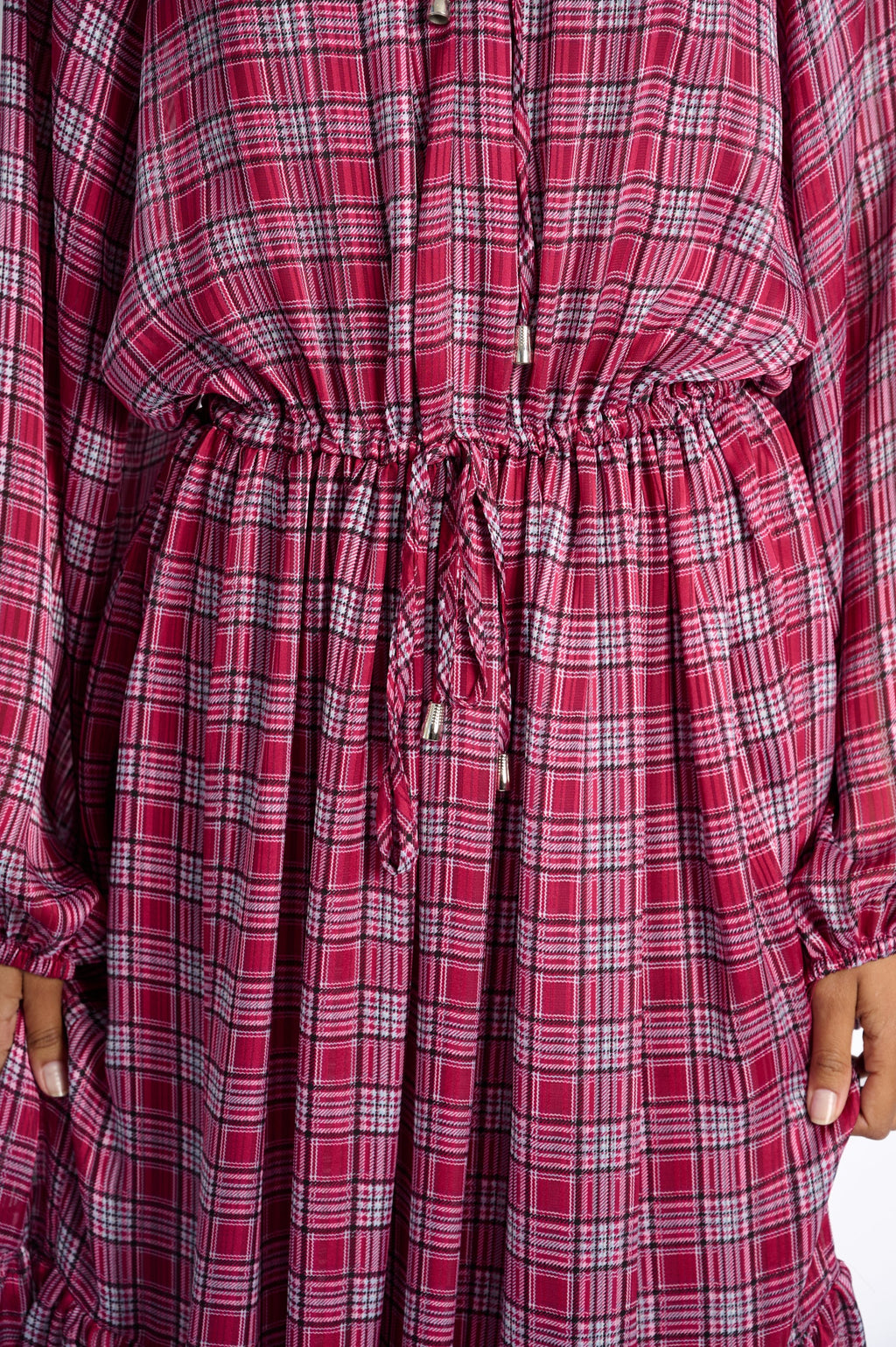 Pink Check Charm Dress