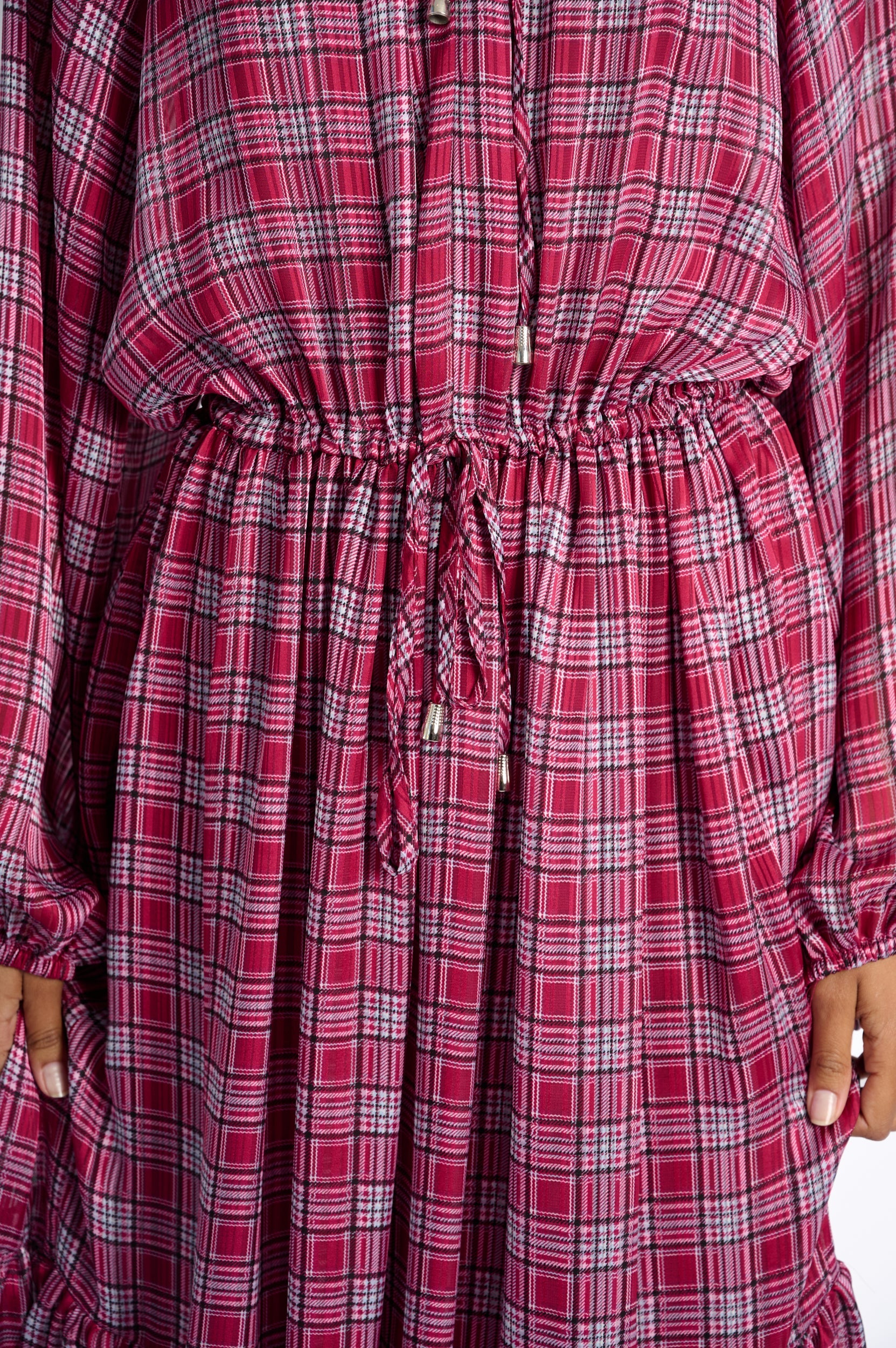 Pink Check Charm Dress