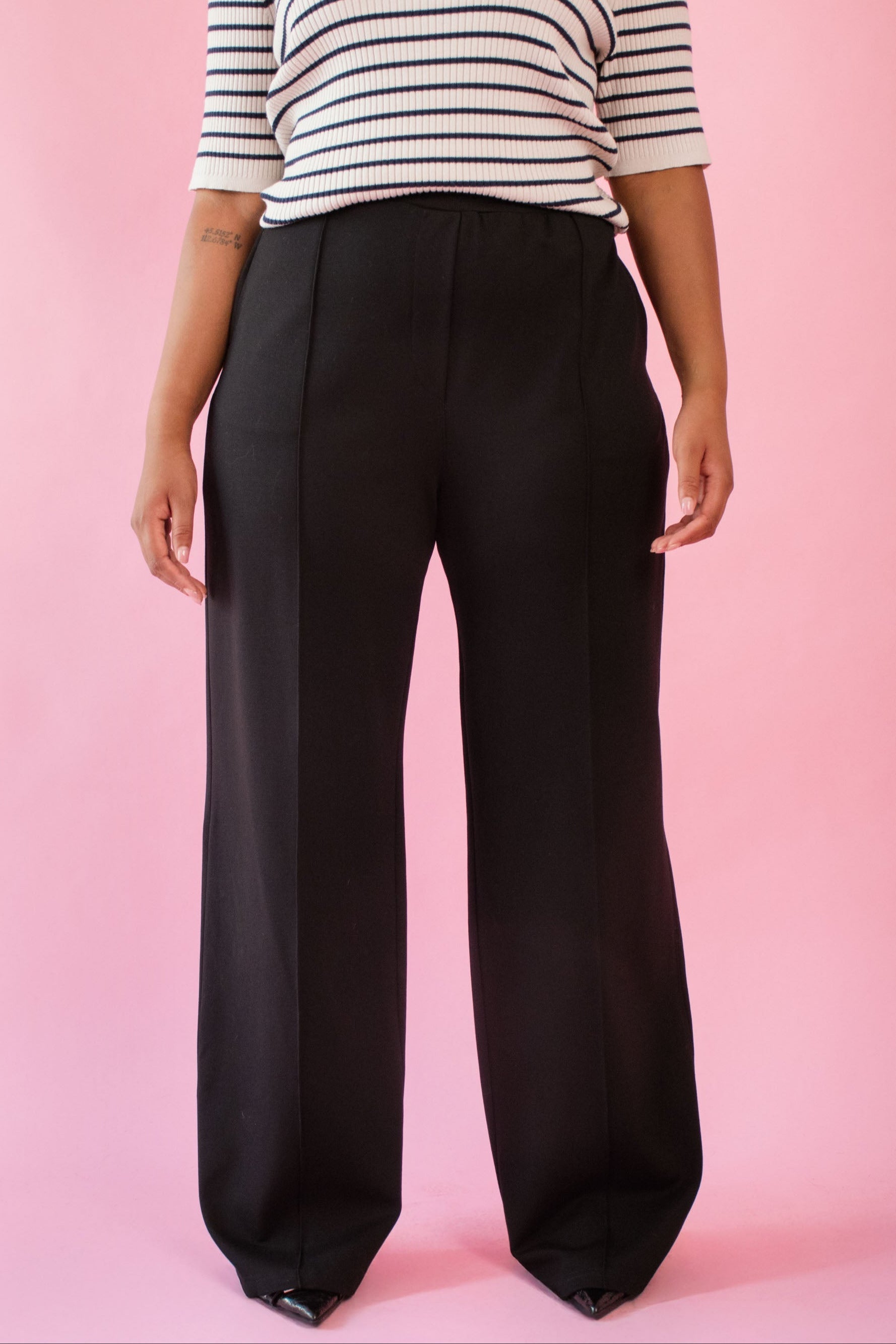 All-Day Elastic Waist Pant